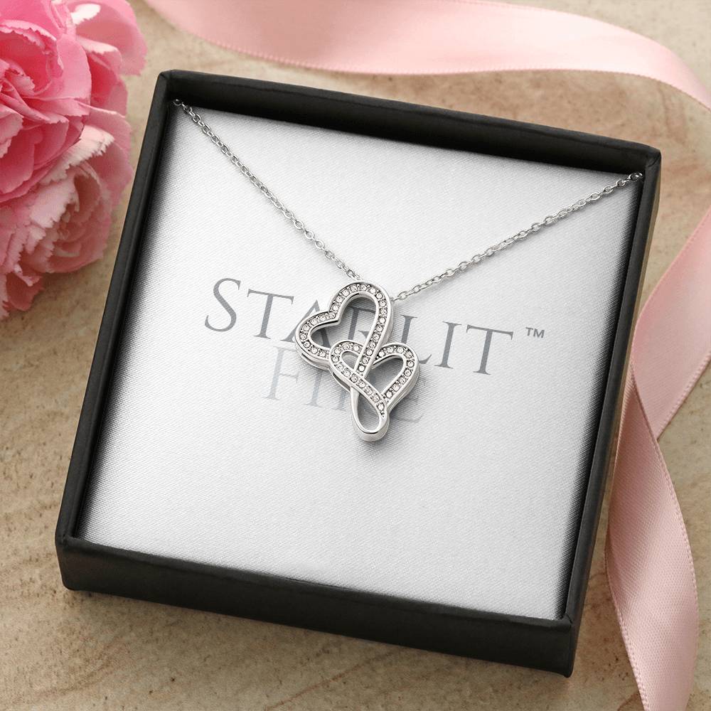 Show Her How Strong Your Bond Is With The Heart-To-Heart Pendant Necklace