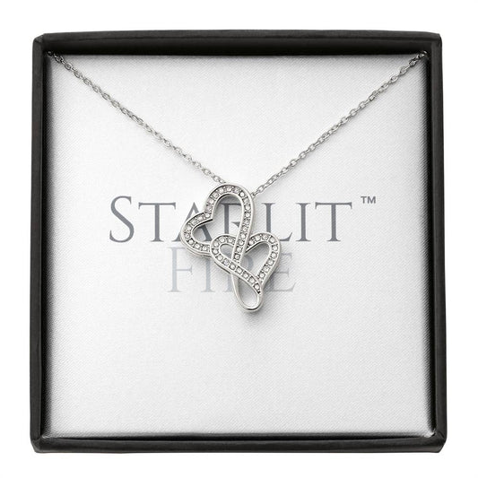 Show Her How Strong Your Bond Is With The Heart-To-Heart Pendant Necklace