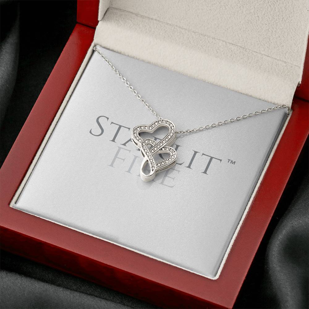 Show Her How Strong Your Bond Is With The Heart-To-Heart Pendant Necklace