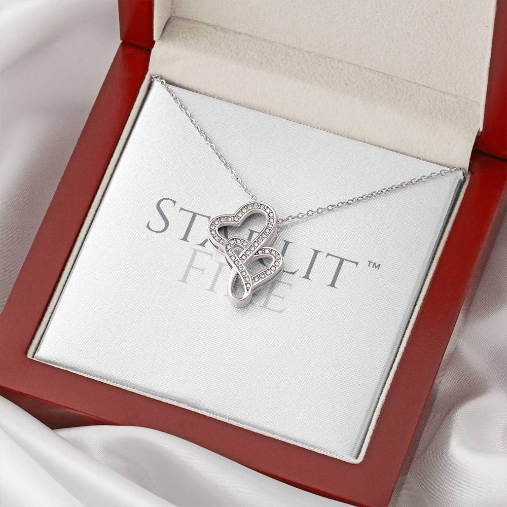 Show Her How Strong Your Bond Is With The Heart-To-Heart Pendant Necklace