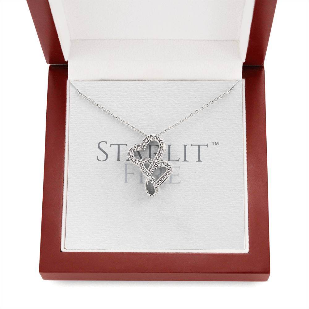 Show Her How Strong Your Bond Is With The Heart-To-Heart Pendant Necklace