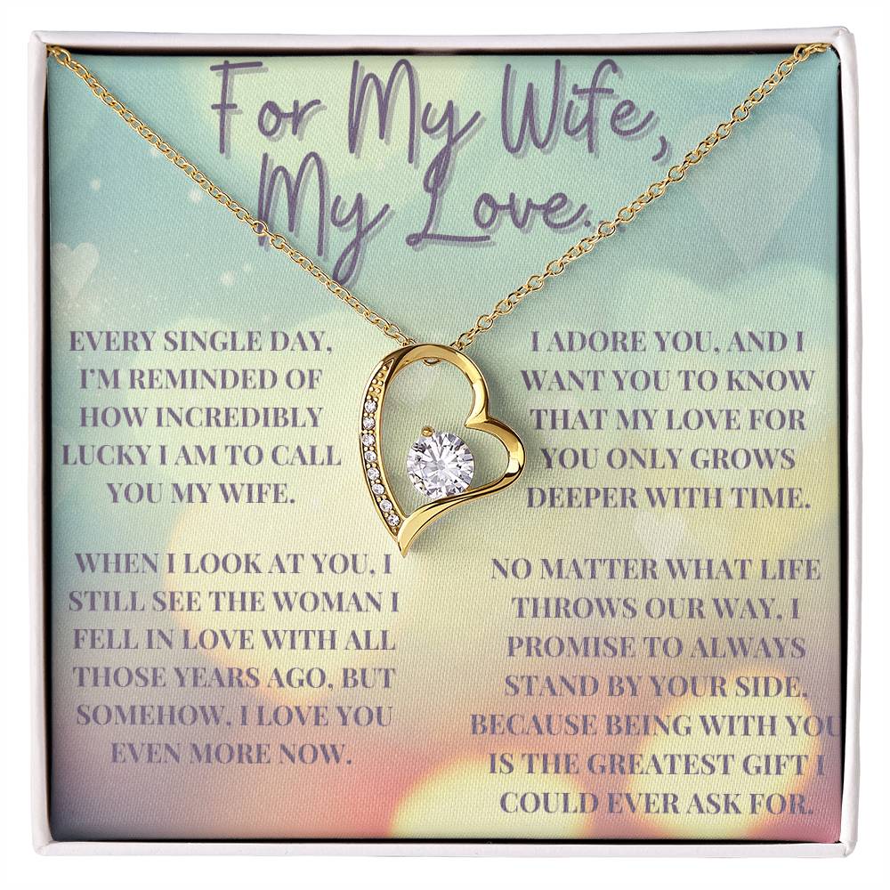 She's The Greatest Gift - Forever Love Necklace